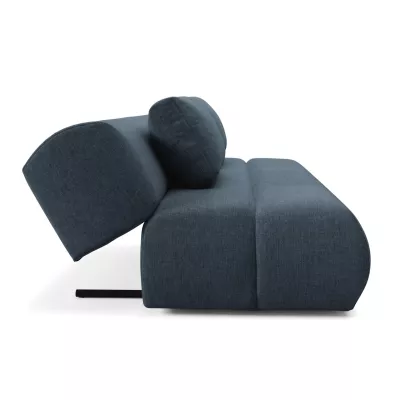 Rozkládací dvoumístná pohovka OSHAWA - tmavá modrá