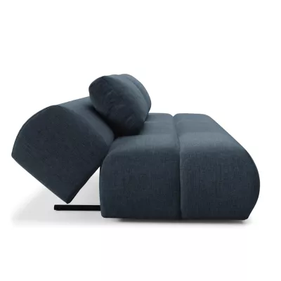 Rozkládací dvoumístná pohovka OSHAWA - tmavá modrá