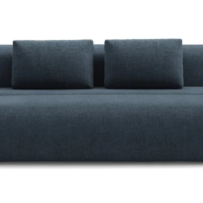 Rozkládací dvoumístná pohovka OSHAWA - tmavá modrá