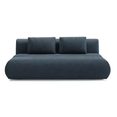 Rozkládací dvoumístná pohovka OSHAWA - tmavá modrá