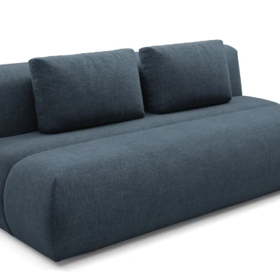 Rozkládací dvoumístná pohovka OSHAWA - tmavá modrá