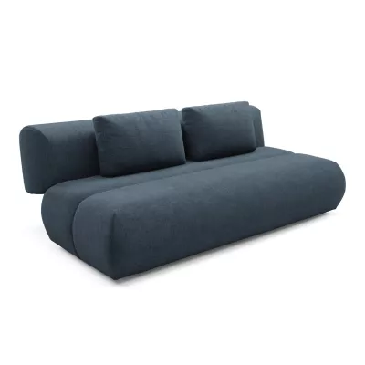 Rozkládací dvoumístná pohovka OSHAWA - tmavá modrá