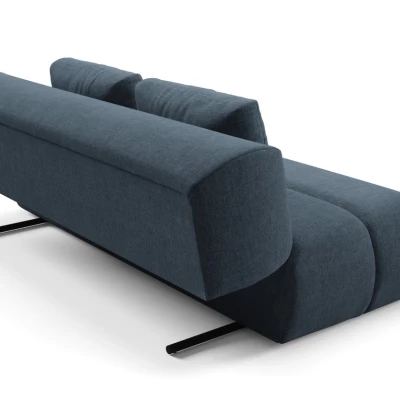 Rozkládací dvoumístná pohovka OSHAWA - tmavá modrá