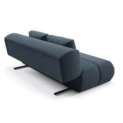 Rozkládací dvoumístná pohovka OSHAWA - tmavá modrá