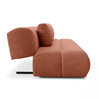 Rozkládací dvoumístná pohovka OSHAWA - terakota