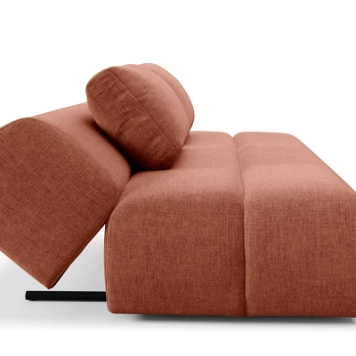 Rozkládací dvoumístná pohovka OSHAWA - terakota