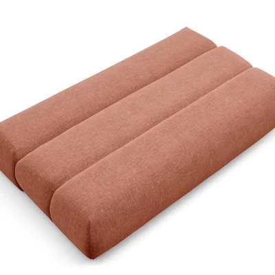 Rozkládací dvoumístná pohovka OSHAWA - terakota