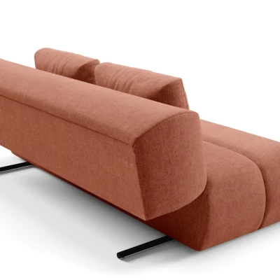 Rozkládací dvoumístná pohovka OSHAWA - terakota