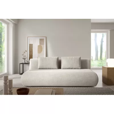 Rozkládací dvoumístná pohovka OSHAWA - béžová 2