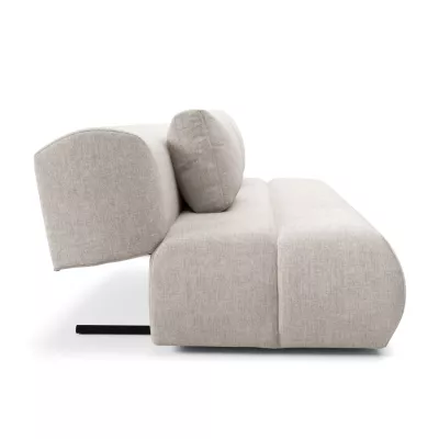 Rozkládací dvoumístná pohovka OSHAWA - béžová 2