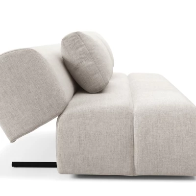 Rozkládací dvoumístná pohovka OSHAWA - béžová 2