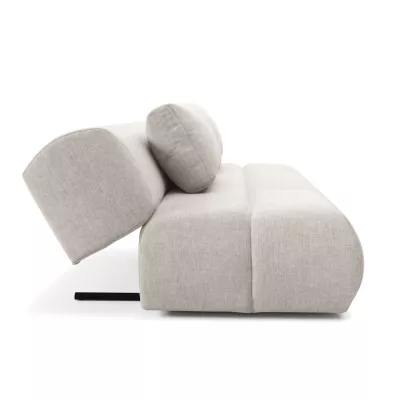 Rozkládací dvoumístná pohovka OSHAWA - béžová 2