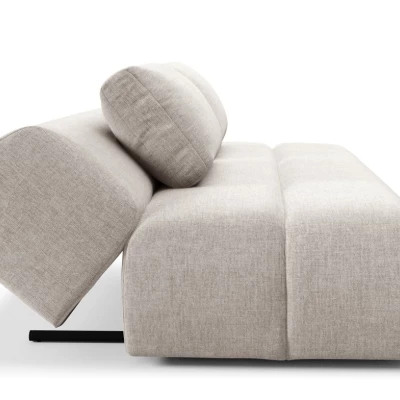 Rozkládací dvoumístná pohovka OSHAWA - béžová 2