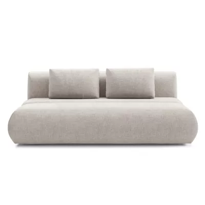 Rozkládací dvoumístná pohovka OSHAWA - béžová 2