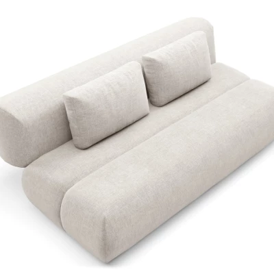 Rozkládací dvoumístná pohovka OSHAWA - béžová 2