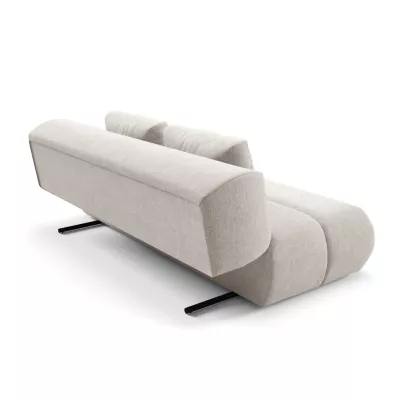 Rozkládací dvoumístná pohovka OSHAWA - béžová 2