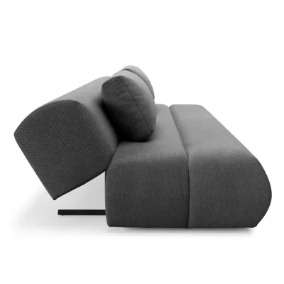 Rozkládací dvoumístná pohovka OSHAWA - tmavá popelavá