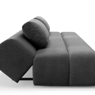 Rozkládací dvoumístná pohovka OSHAWA - tmavá popelavá