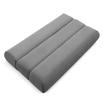 Rozkládací dvoumístná pohovka OSHAWA - tmavá popelavá