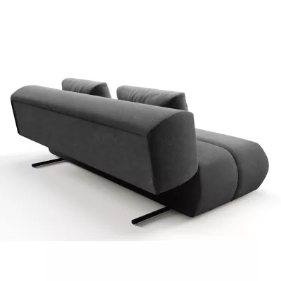 Rozkládací dvoumístná pohovka OSHAWA - tmavá popelavá