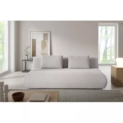 Rozkládací dvoumístná pohovka OSHAWA - světlá šedá