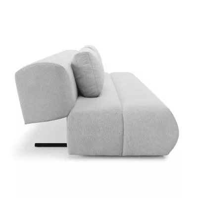 Rozkládací dvoumístná pohovka OSHAWA - světlá šedá