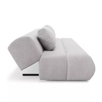 Rozkládací dvoumístná pohovka OSHAWA - světlá šedá