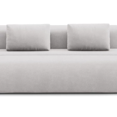 Rozkládací dvoumístná pohovka OSHAWA - světlá šedá