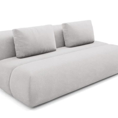 Rozkládací dvoumístná pohovka OSHAWA - světlá šedá