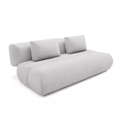 Rozkládací dvoumístná pohovka OSHAWA - světlá šedá