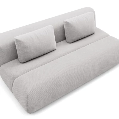 Rozkládací dvoumístná pohovka OSHAWA - světlá šedá