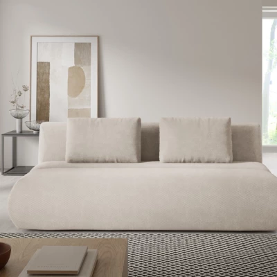 Rozkládací dvoumístná pohovka OSHAWA - béžová 1