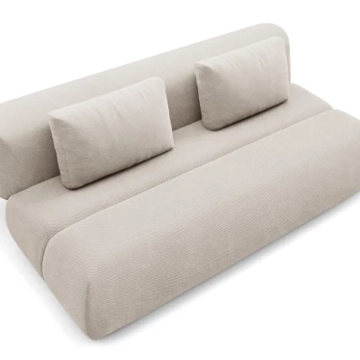 Rozkládací dvoumístná pohovka OSHAWA - béžová 1