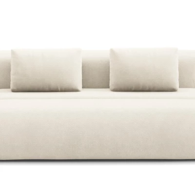 Rozkládací dvoumístná pohovka OSHAWA - krémová