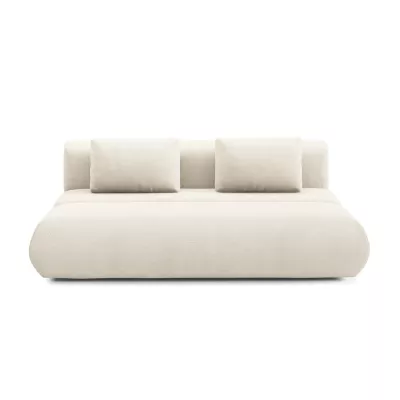 Rozkládací dvoumístná pohovka OSHAWA - krémová