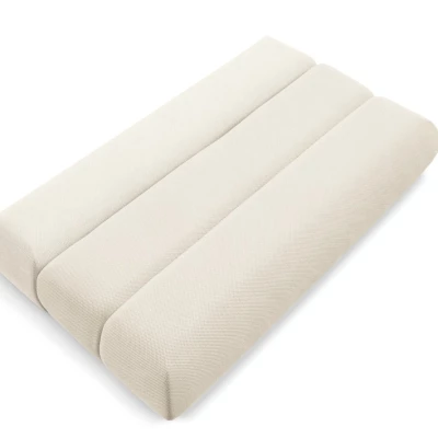 Rozkládací dvoumístná pohovka OSHAWA - krémová