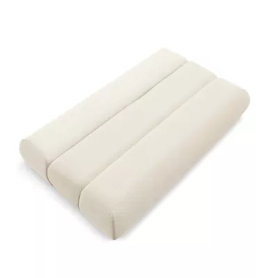 Rozkládací dvoumístná pohovka OSHAWA - krémová