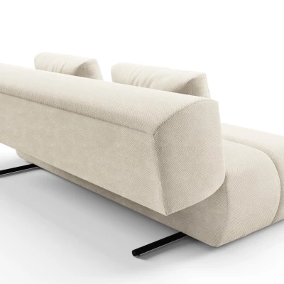 Rozkládací dvoumístná pohovka OSHAWA - krémová