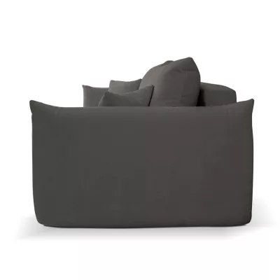 Dvousedačka s úložným prostorem SUDBURY - grafitová