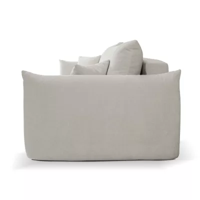 Dvousedačka s úložným prostorem SUDBURY - stříbrná