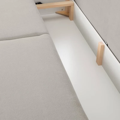 Dvousedačka s úložným prostorem SUDBURY - stříbrná