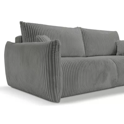 Dvousedačka s úložným prostorem SUDBURY - ocelová šedá