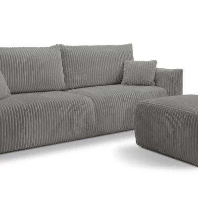 Dvousedačka s úložným prostorem SUDBURY - ocelová šedá