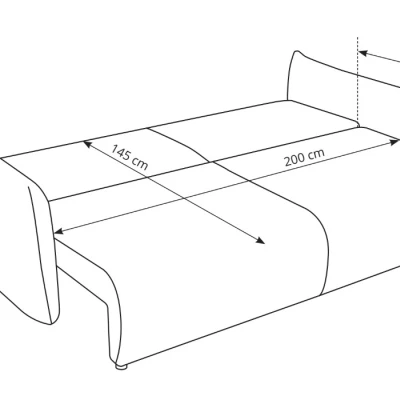 Dvousedačka s úložným prostorem SUDBURY - ocelová šedá