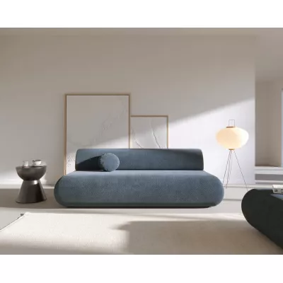 Rozkládací třímístná pohovka s úložným prostorem SURREY - modrá