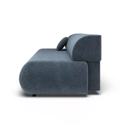 Rozkládací třímístná pohovka s úložným prostorem SURREY - modrá