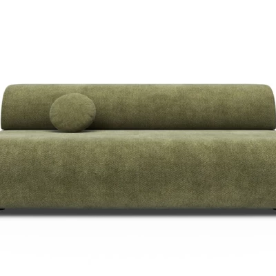 Rozkládací třímístná pohovka s úložným prostorem SURREY - khaki