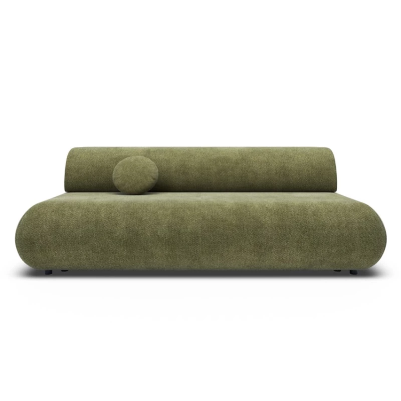 Rozkládací třímístná pohovka s úložným prostorem SURREY - khaki