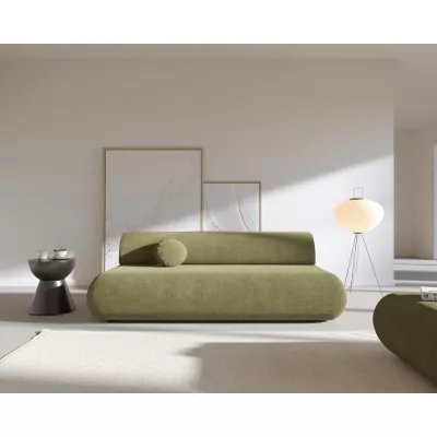 Rozkládací třímístná pohovka s úložným prostorem SURREY - khaki