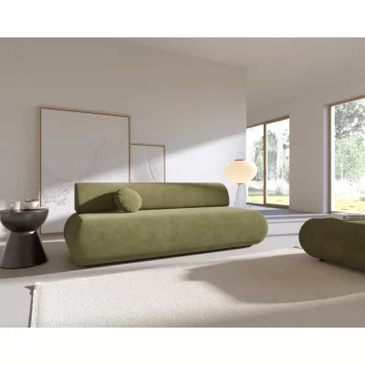 Rozkládací třímístná pohovka s úložným prostorem SURREY - khaki